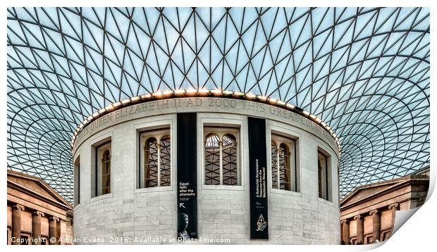 The British Museum Print by Adrian Evans