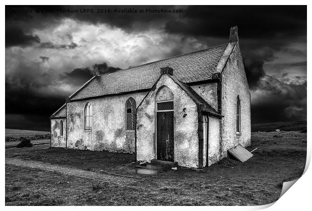 Old Church in Highlands Print by Keith Thorburn EFIAP/b