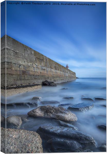 Invershore Lighthouse Canvas Print by Keith Thorburn EFIAP/b