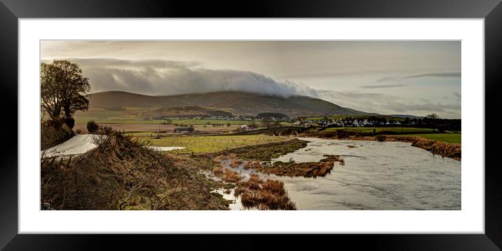 The swollen Clyde Framed Mounted Print by David McCulloch