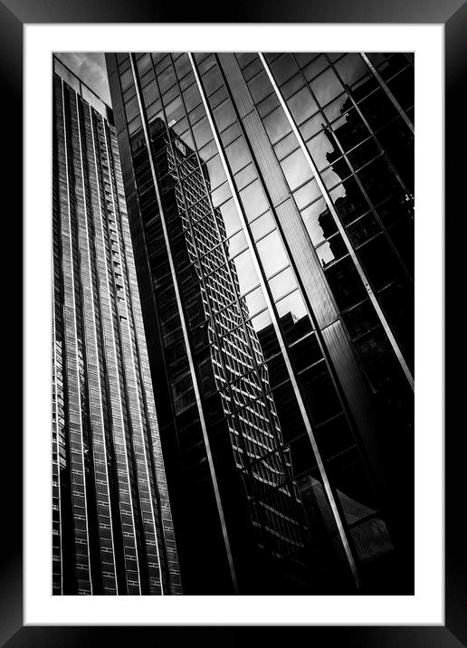 Dark Towers Framed Mounted Print by David Hare