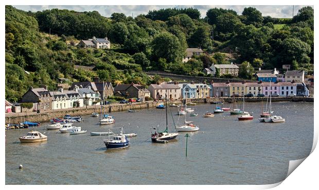 Lower Fishguard Print by Geoff Storey