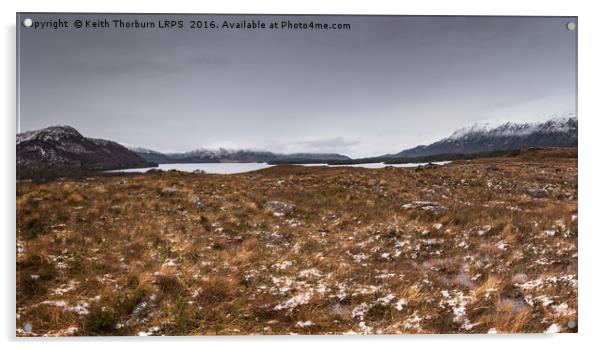 Loch Mareeg Acrylic by Keith Thorburn EFIAP/b