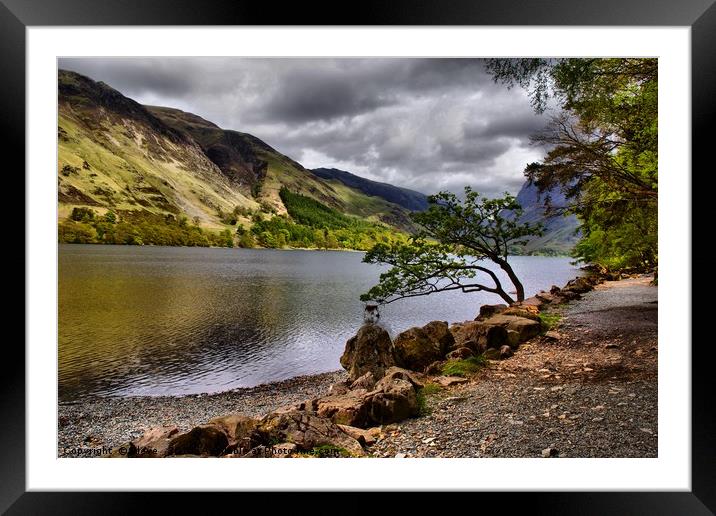 Buttermere,Cumbria. Framed Mounted Print by Kleve 