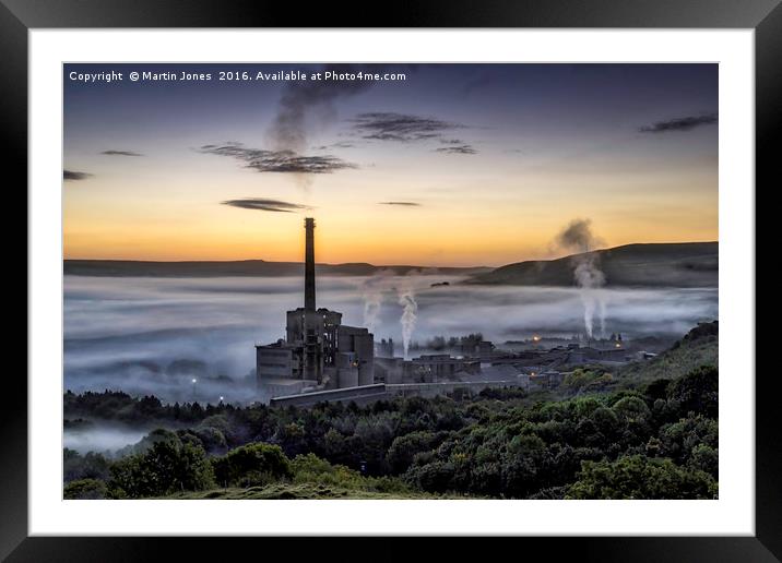 A Derbyshire Dawn over the Hope Valley Framed Mounted Print by K7 Photography