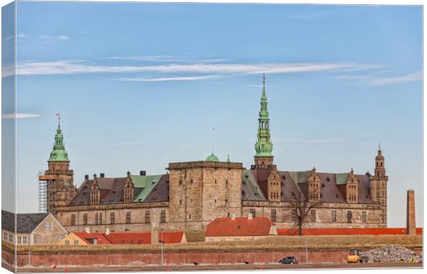 Kronborg castle in Helsingor Canvas Print by Antony McAulay