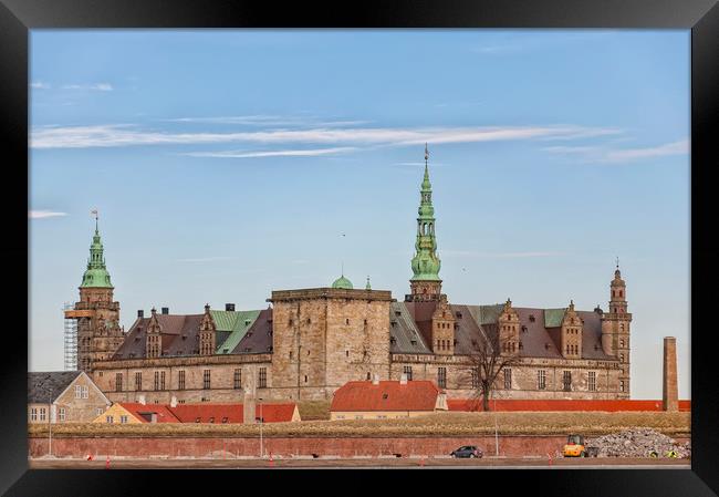 Kronborg castle in Helsingor Framed Print by Antony McAulay