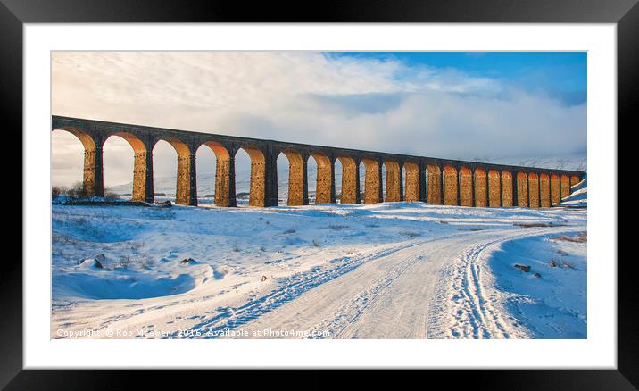 Ribblehead Viaduct Framed Mounted Print by Rob Mcewen