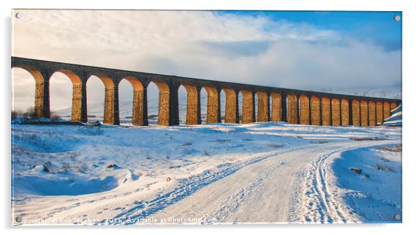 Ribblehead Viaduct Acrylic by Rob Mcewen