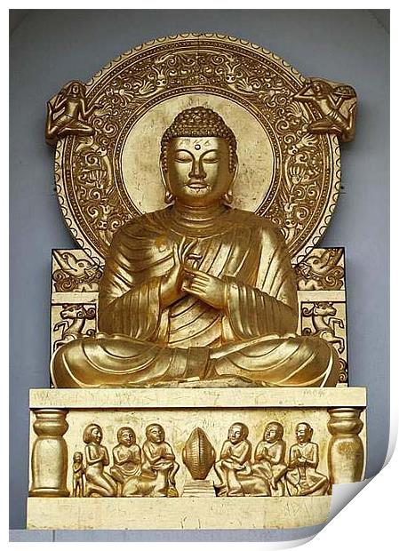 Buddah Print by Marina Gray