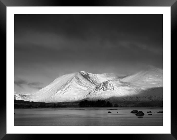 The Black Mount, Rannoch Moor, Scotland. Framed Mounted Print by Tommy Dickson