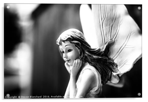 Must be an angel Acrylic by Steven Blanchard