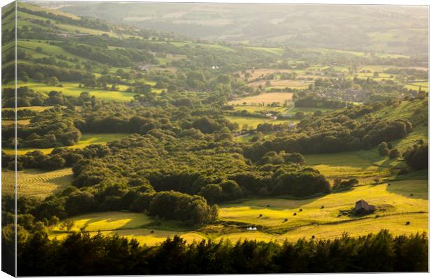 English village in mid summer Canvas Print by Andrew Kearton