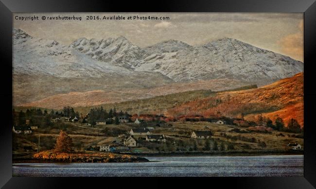 Portree Framed Print by rawshutterbug 