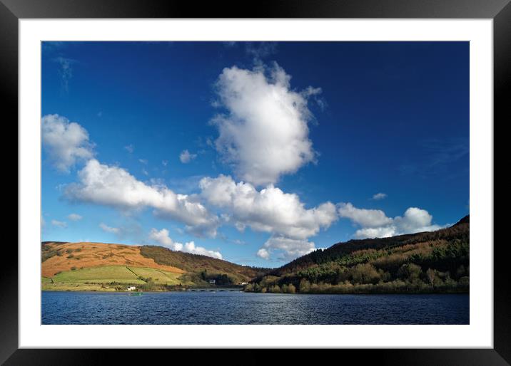 Big Clouds at Ladybower Framed Mounted Print by Darren Galpin