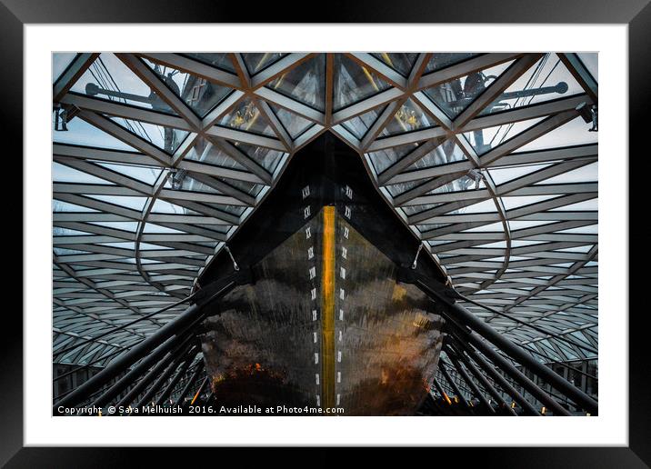 Cutty Sark or is it a weeping penguin Framed Mounted Print by Sara Melhuish