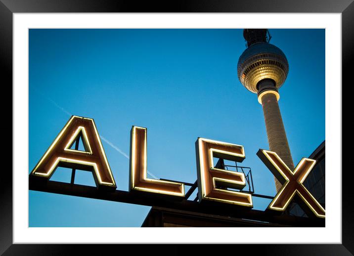 Alexander Platz Framed Mounted Print by Nathan Wright