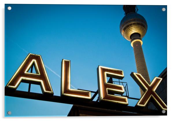 Alexander Platz Acrylic by Nathan Wright