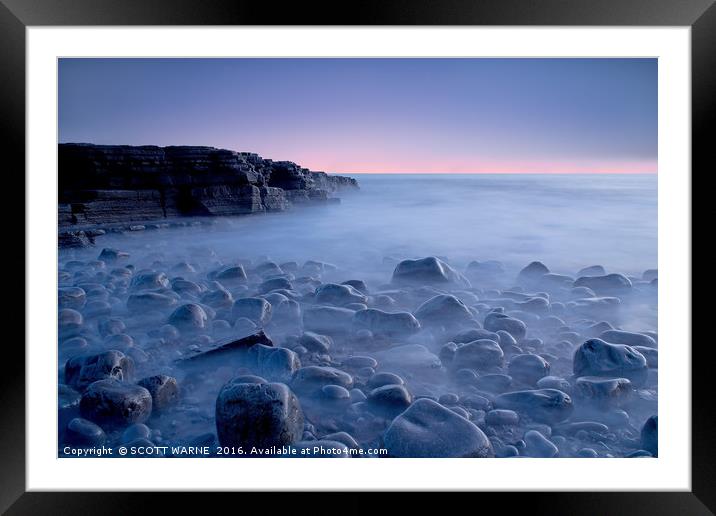 Day To Night Framed Mounted Print by SCOTT WARNE