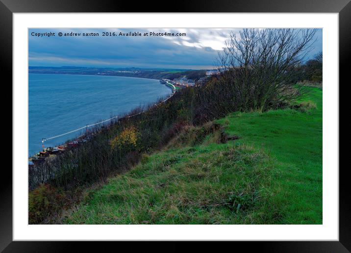 I CAN SEE FILEY Framed Mounted Print by andrew saxton