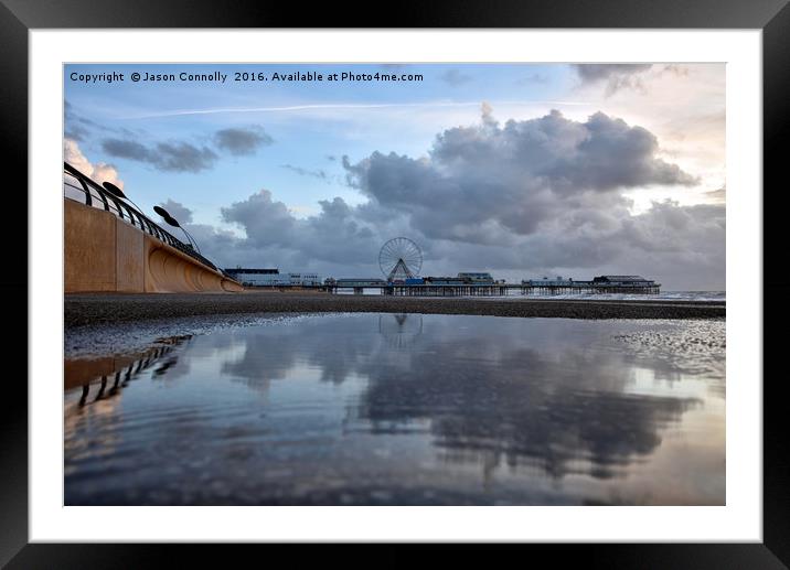 Seaside reflections Framed Mounted Print by Jason Connolly