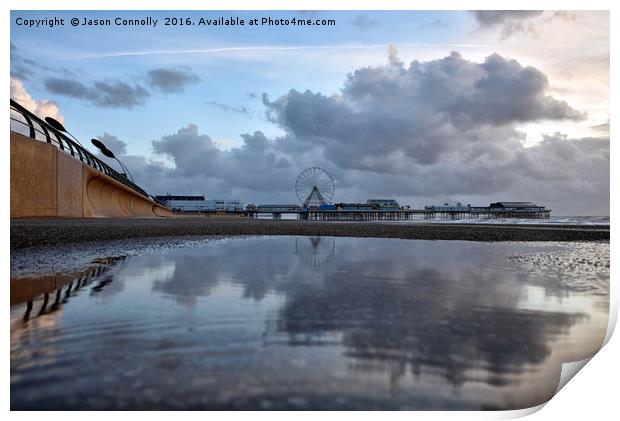 Seaside reflections Print by Jason Connolly