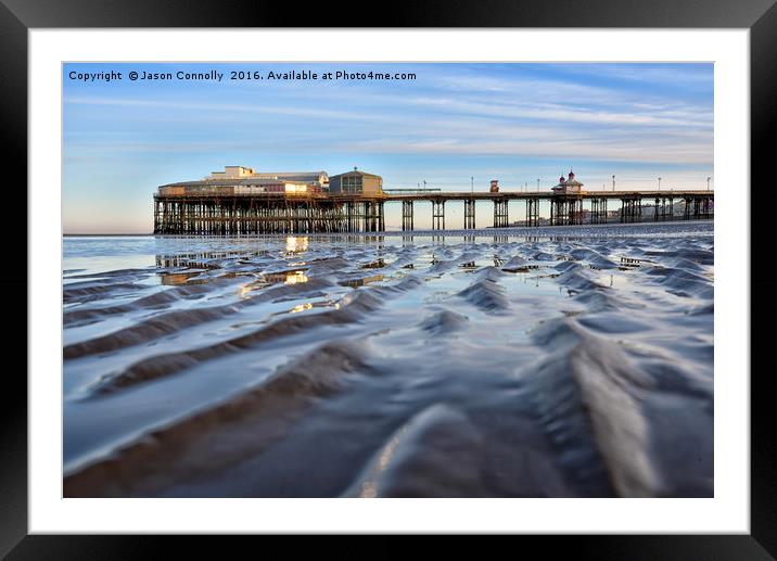 Ripples On The Beach Framed Mounted Print by Jason Connolly