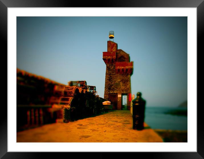 The Rhenish Tower at Lynmouth Framed Mounted Print by graham young