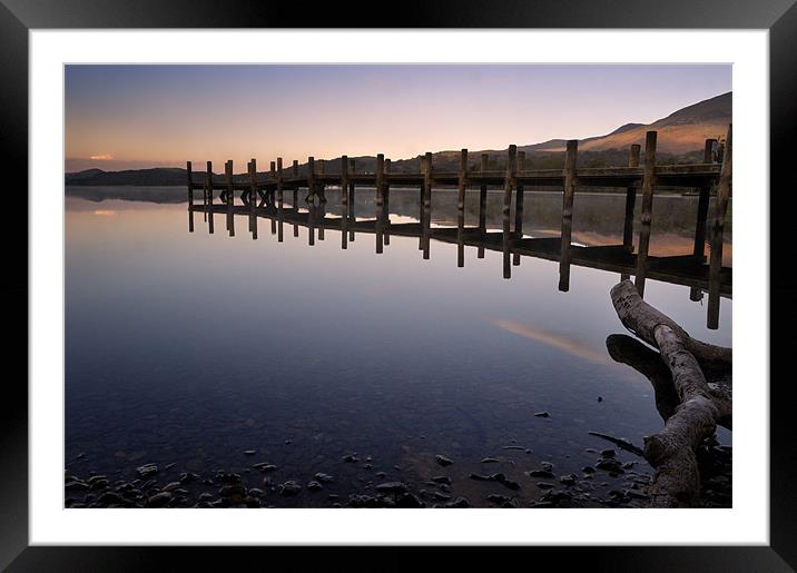 Early morning on Coniston Framed Mounted Print by Stephen Mole