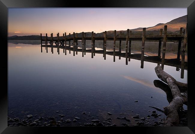 Early morning on Coniston Framed Print by Stephen Mole
