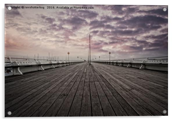 Princess Pier Torquay Acrylic by rawshutterbug 