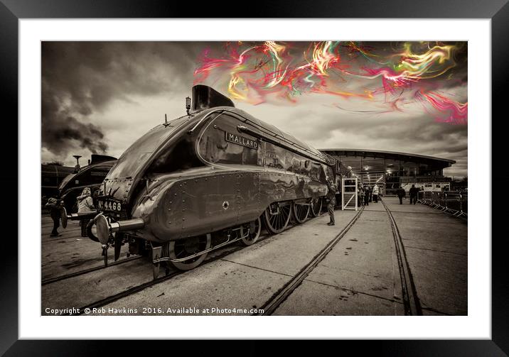 Electrical Steam  Framed Mounted Print by Rob Hawkins