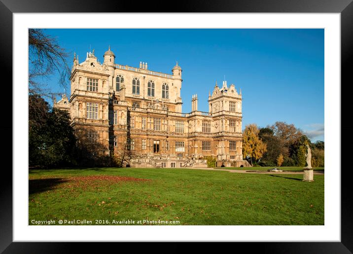 Wollaton Hall  Framed Mounted Print by Paul Cullen