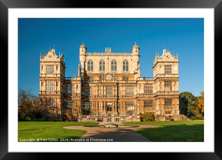 Wollaton Hall Framed Mounted Print by Paul Cullen