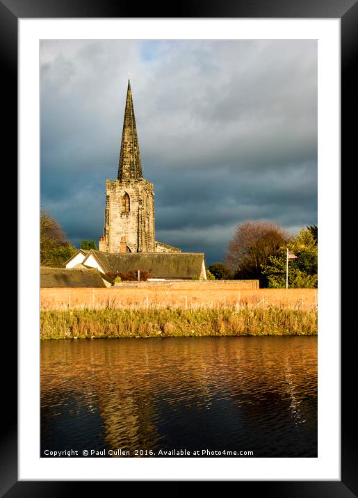 Church of St. Mary the Virgin. Framed Mounted Print by Paul Cullen