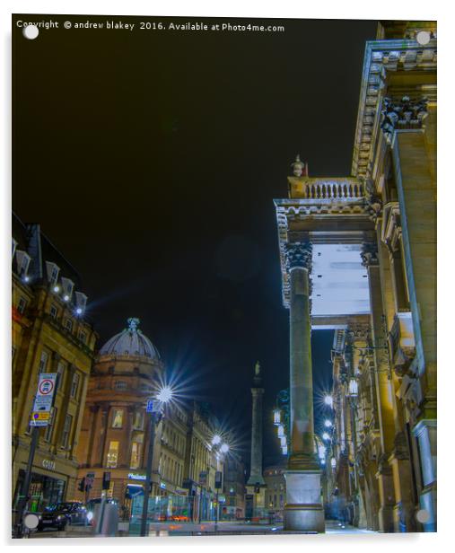 Market Street, Newcastle Acrylic by andrew blakey
