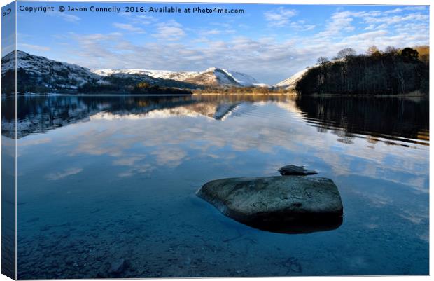 Grasmere Reflections Canvas Print by Jason Connolly