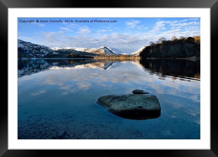 Grasmere Reflections Framed Mounted Print by Jason Connolly