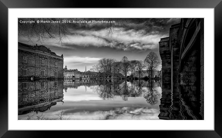York Reflects Framed Mounted Print by K7 Photography