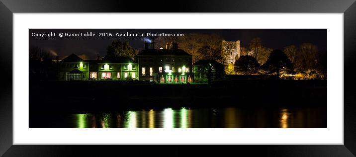 Ednam House and Kelso Abbey, Kelso Framed Mounted Print by Gavin Liddle