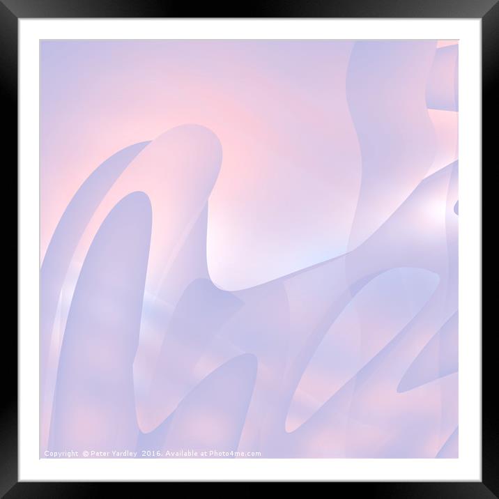 Abstract #4 (square format) Framed Mounted Print by Peter Yardley