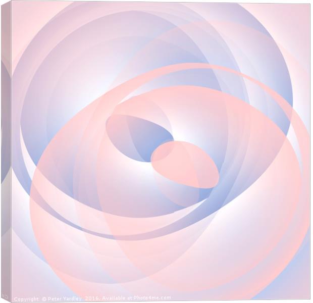 Abstract #7 (square format) Canvas Print by Peter Yardley