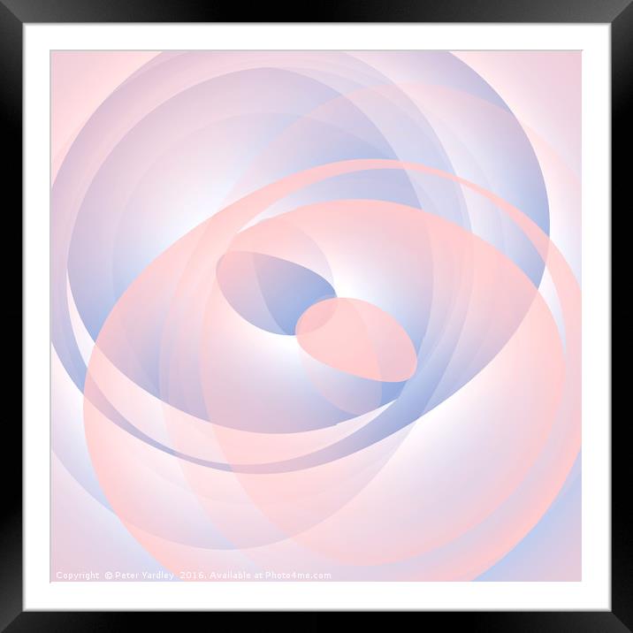 Abstract #7 (square format) Framed Mounted Print by Peter Yardley