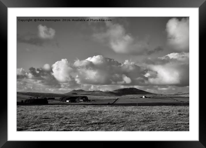 Bodmin Moor Framed Mounted Print by Pete Hemington