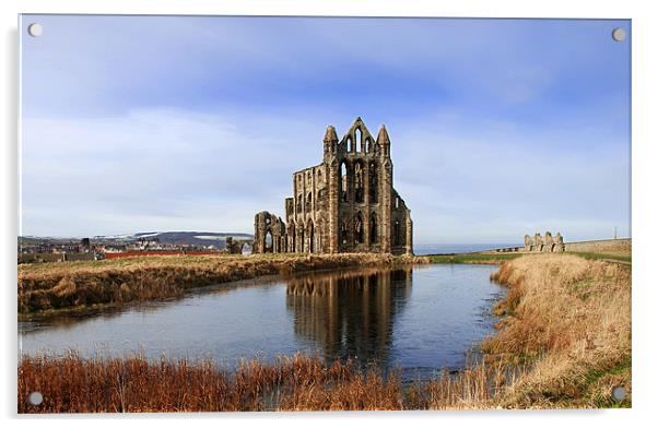 Whitby Abbey in North Yorkshire Acrylic by Simon Marshall