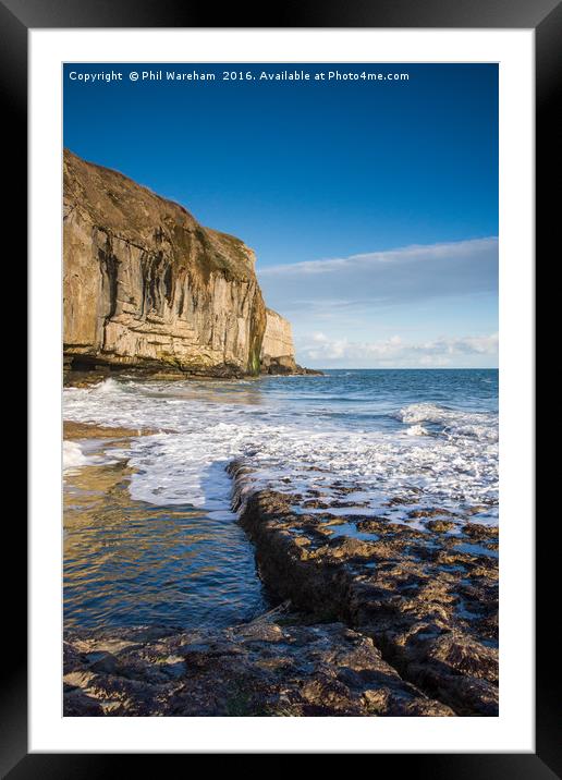 From Dancing Ledge Framed Mounted Print by Phil Wareham
