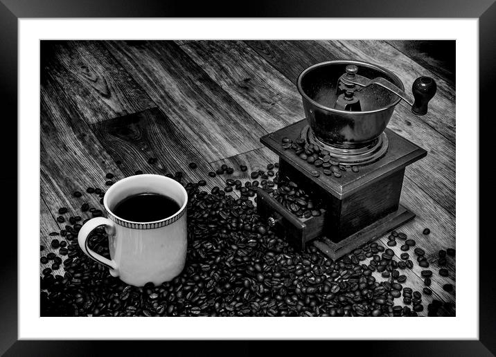 Coffee for one Framed Mounted Print by Jonathan Thirkell