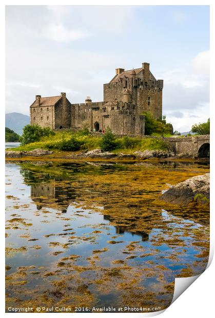 Eilean Donan Castle 2nd September 2015 Print by Paul Cullen