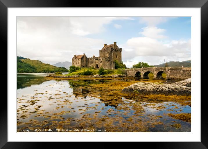 Eilean Donan Castle 2nd September 2015 Framed Mounted Print by Paul Cullen