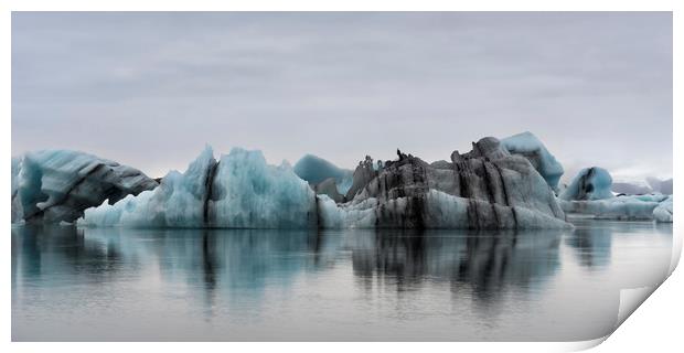 Jokulsarlon Glacier Lagoon Iceland  Print by Julie  Chambers